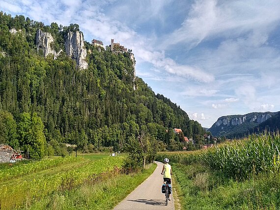 Radweg durchs Donautal